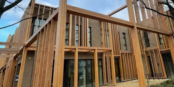 The exterior of Abbey Community Centre